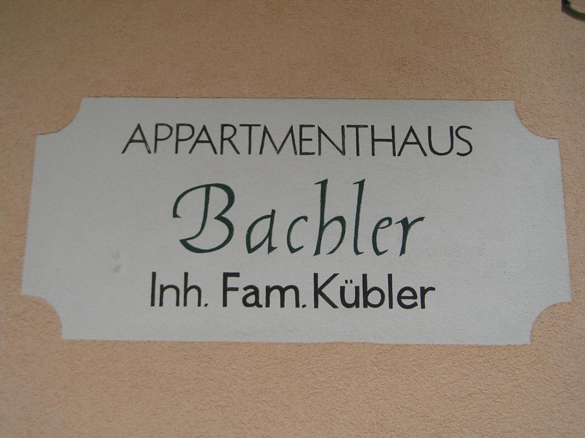 Appartmenthaus Bachler Экстерьер фото
